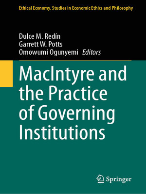 cover image of MacIntyre and the Practice of Governing Institutions